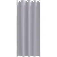 vidaXL Rideaux occultants avec anneaux 2 pcs gris métallisé