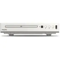 Philips Lecteur DVD Blanc + Pack 2 Film DVD «Stalingrad» et «Fury»