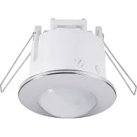 Renkforce Decke, Einbau PIR-Bewegungsmelder 1289331 360 ° Relais Chrom IP20 (1289331)