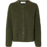 Selected Lulu New Cardigan Vert M Femme