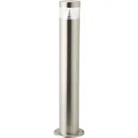 Brilliant Borne d'éclairage à LED AVON | Luminaire de socle pour l'extérieur | fabriqué en acier inoxydable | max. 4W avec couleur de lumière blanc froid | acier inoxydable/plastique