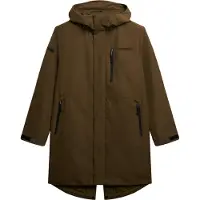 Superdry Parka mi-saison olive / noir
