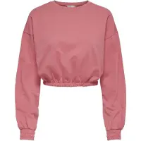 ONLY Zenia Unb Elastic Sweatshirt Rose S Femme