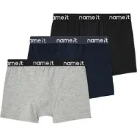 Name It Kids Sous-vêtements bleu nuit / gris chiné / noir / blanc