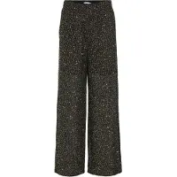 Vila pantalon large en tissu avec paillettes Elegant Marlene Pantalon VISCARA | 38