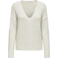 JDY Pull-over 'JDYELANORA' blanc chiné