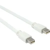 JJ Computer JOUJYE AVC 116-1.8m MiniDP/MiniDP cable white (1.80 m), Câble vidéo, Blanc