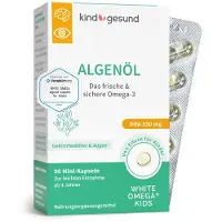 WHITE OMEGA Kids Huile d'algues en capsules molles 90 pc
