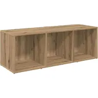 vidaXL Ensemble de meubles TV à fixation murale, 2 pièces, chêne Artisan, 107 x 35 x 37 cm