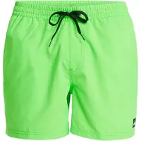 Quiksilver Shorts de bain 'Everyday Solid 15' vert fluo / noir