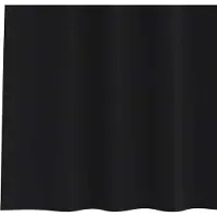 vidaXL Rideaux occultants avec anneaux 2 pcs Noir 175 x 140 cm