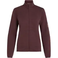 Icebreaker Merino 400 Realfleece Descender Full Zip Sweatshirt Violet XS Femme