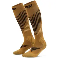 Cep Ski Touring Merino Socks Tall 3.0, chaussettes de ski, hommes, marron