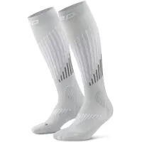Cep Ski Touring Merino Socks Tall 3.0, chaussettes de ski, femmes, gris clair