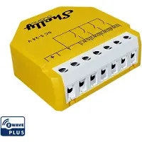 Shelly Qubino Wave i4 DC Smart switch Jaune