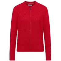 Cecil Femme Cardigan Cosy Avec Fermeture Éclair In Rouge, Gr: Xxl