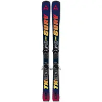 Fischer The Curv + Fs4 Gw Ca 80 [i] Junior Alpine Skis Pack Bleu 70 Enfants