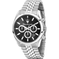Maserati Attrazione R8853151022 43mm 5atm Quartz/analogical Watch Argenté Homme