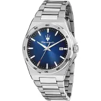 Maserati Velocità Slim 40mm 5atm Quartz/analogical Watch Argenté Homme