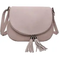 Gallantry Paris Gallantry, sac à bandoulière pour femme avec fermeture à glissière, taupe