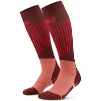 Cep Ski Ultralight Socks Tall 3.0, chaussettes de ski, femmes, marron