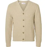 Selected Homme Vestes en maille 'SLHTOM' crème