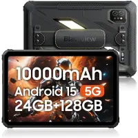 Blackview Active 7, 27,9 cm (11"), 1920 x 1200 px, 128 Go, 8 Go, Android 15, Černá