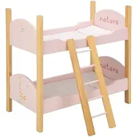 Munecas Arias Nature Bunk Bed 50x27.50x49.50 Cm Rose Enfants
