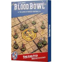 Games Workshop Terrain de jeu des rois de la crypte : Terrain de jeu imprimé des deux côtés et bancs de réserve