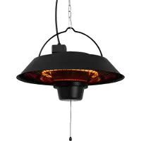Vonroc Chauffage Ustica – 1500 W – Infrarouge – Lampe en fibre de carbone