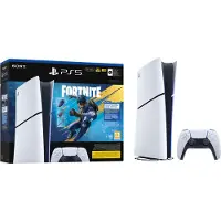 PS PlayStation 5 Digital (Slim) - Fortnite Flowering Chaos Bundle, Console de jeu, Blanc