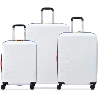 Delsey X United Colors Of Benetton Slim S/m/l 122l Trolley Bag Blanc
