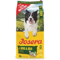 Josera Agneau et Riz Adult monoprotein nourriture pour chiens 12,5kg + 2,5kg gratuit