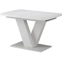 Vicco Table de salle à manger Fenaro Blanc 120-160 x 80 cm extensible, Model 58004