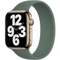 Apple Bracelet Boucle unique en Silicone pour Watch | 44/45/46/49 mm - Taille 12 - Eucalyptus