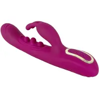 Javida - vibromasseur rabbit à billes pour stimulation clitoridienne - violet