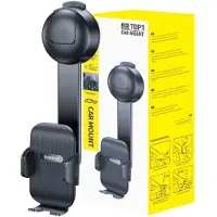 Baseus Support de Téléphone pour Tableau de Bord avec Ventouse 360° Fort, Support pour smartphone, Noir