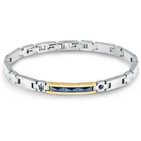 Maserati Bracelet - Maserati - Jm224atz37 - Acier Et Céramique - Bleu - 18.5+3 Cm