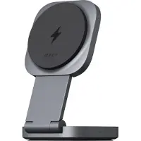 Aukey Chargeur sans fil 2 en 1 Apple iPhone Airpods MagFusion L MagSafe