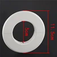 Generique Couvercle de trou pour tuyau de climatiseur universel, 1 pièce, trous de ventilation murale amovible, couvercle décoratif, capuchon anti-poussière pour usage domestique et au bureau