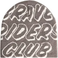 Bershka Bonnet 'RIDER' noir / blanc