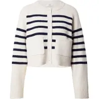 JDY Cardigan 'JDYMARGO' bleu marine / gris clair