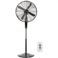Gerlach Ventilateur Sur Pied De 45 Cm 70w Gris