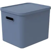 Rotho Albula Multibox 29,5 x 29 x 37 cm 27 l Bleu horizon