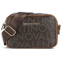 Mario Valentino pour femme. VBS9IS15 Sac à bandoulière monogramme marron (OSFA), Casuel, Polyuréthane