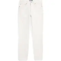 Ralph Lauren pour femme. 211970682001 Jeans élastiques Parkside Active Taper blanc (31/32), Casuel, Coton, Denim