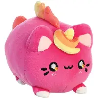 Herma Aurora, 14288, Tasty Peach Berry Sunset Meowchi,18cm, Peluche éco-friendly, Rose