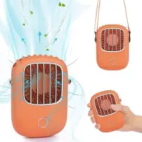 Generique Mini ventilateur de collier USB - Portable et mains libres - Rechargeable 3 vitesses - Pour le bureau