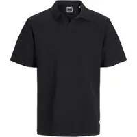 Jack & Jones Fred Split Polo à manches courtes Noir XL Hommes Noir XL