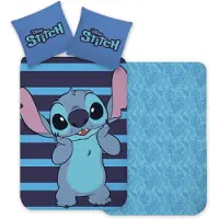 BrandMac Stitch 140 X 200 Cm (1029624) Bedding Set Bleu